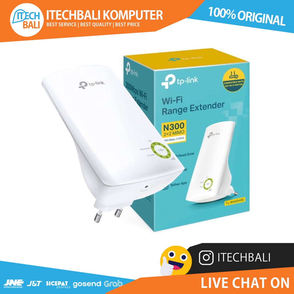 RANGE EXTENDER TP-LINK TL-WA854RE 300Mbps | ITECHBALI