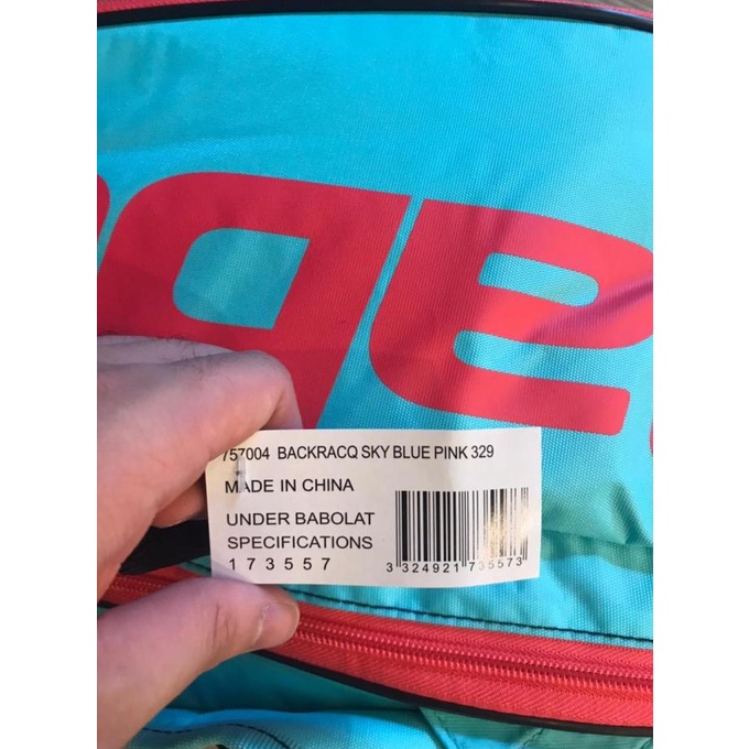 Tas Tenis Raket Babolat Backracq/ Tennis And Badminton Bag Babolat Ori
