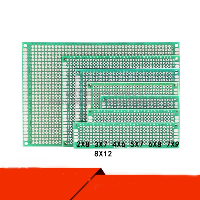 PCB Double-sided fiberglass board 2.54 pitch hole (1801)