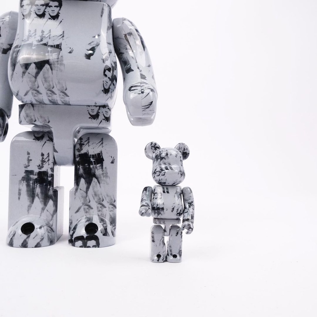 Bearbrick Warhol Elvis Presley Set