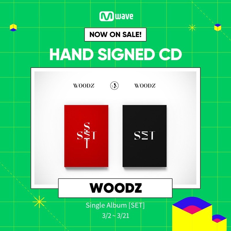 PELUNASAN WOODZ SINGLE ALBUM “SET” SIGNED ALBUM by MWAVE