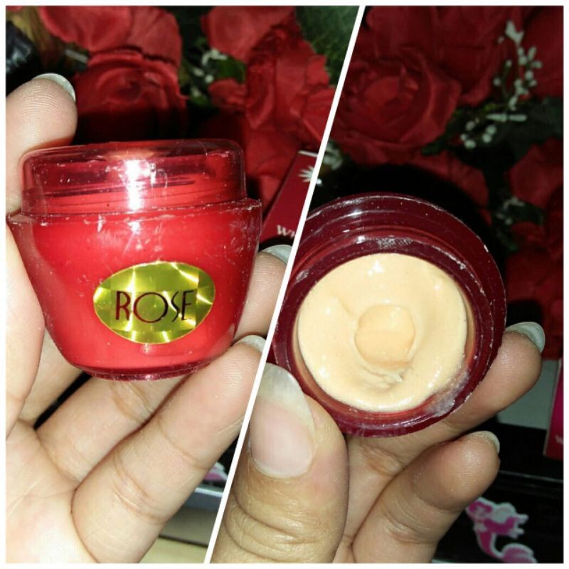 Cream ROSE 30 Gram - Krim Pencerah dan Pemutih Kulit Siang dan Malam Original