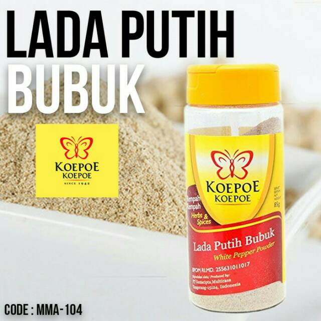 

LADA PUTIH BUBUK KOEPOEKOEPOE - BUMBU DAPUR - MMA-104
