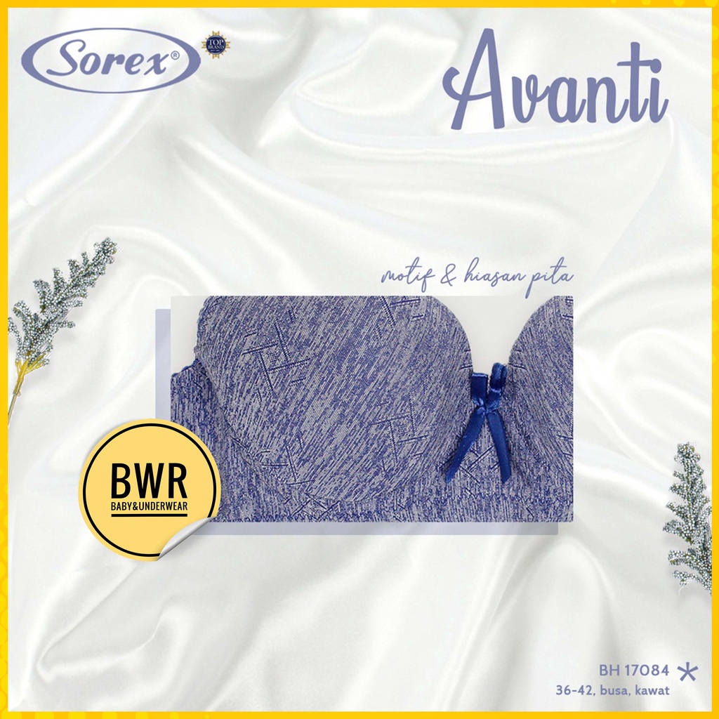 Bh Sorex 17084 Avanti Bra Busa Kawat Kait 3 / Bh Wanita Cup Besar Setara Cup C | Bwr
