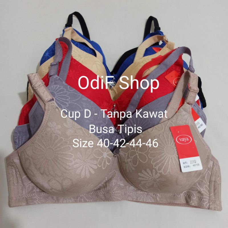 OdiF Shop - Vaya 208 Bra Jumbo Big Size Cup D Big Cup Besar Mamabra
