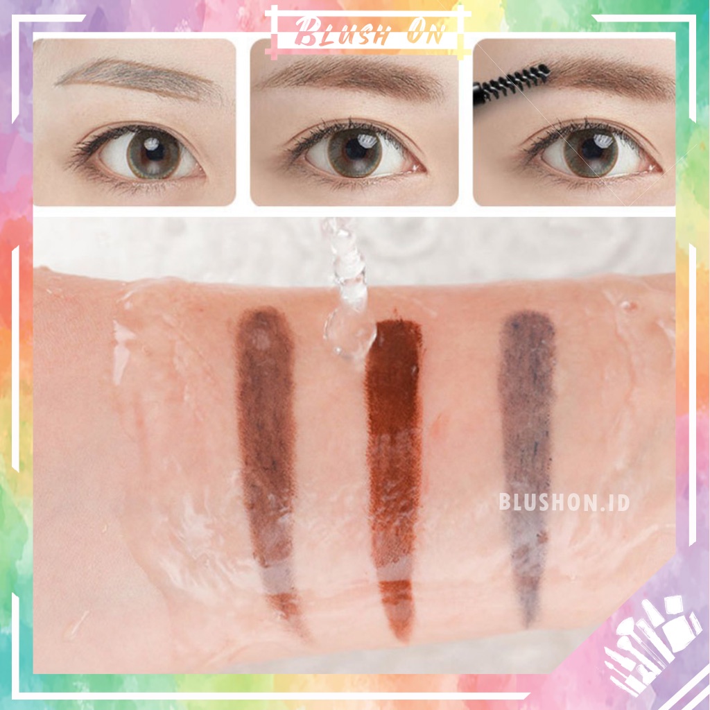 LAMEILA Pensil Alis Kepala Ganda Tahan Air Eyebrow Pencil Waterproof 752
