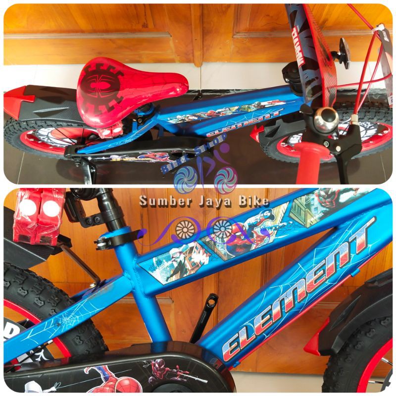 Sepeda Anak BMX Element SpiderMan New