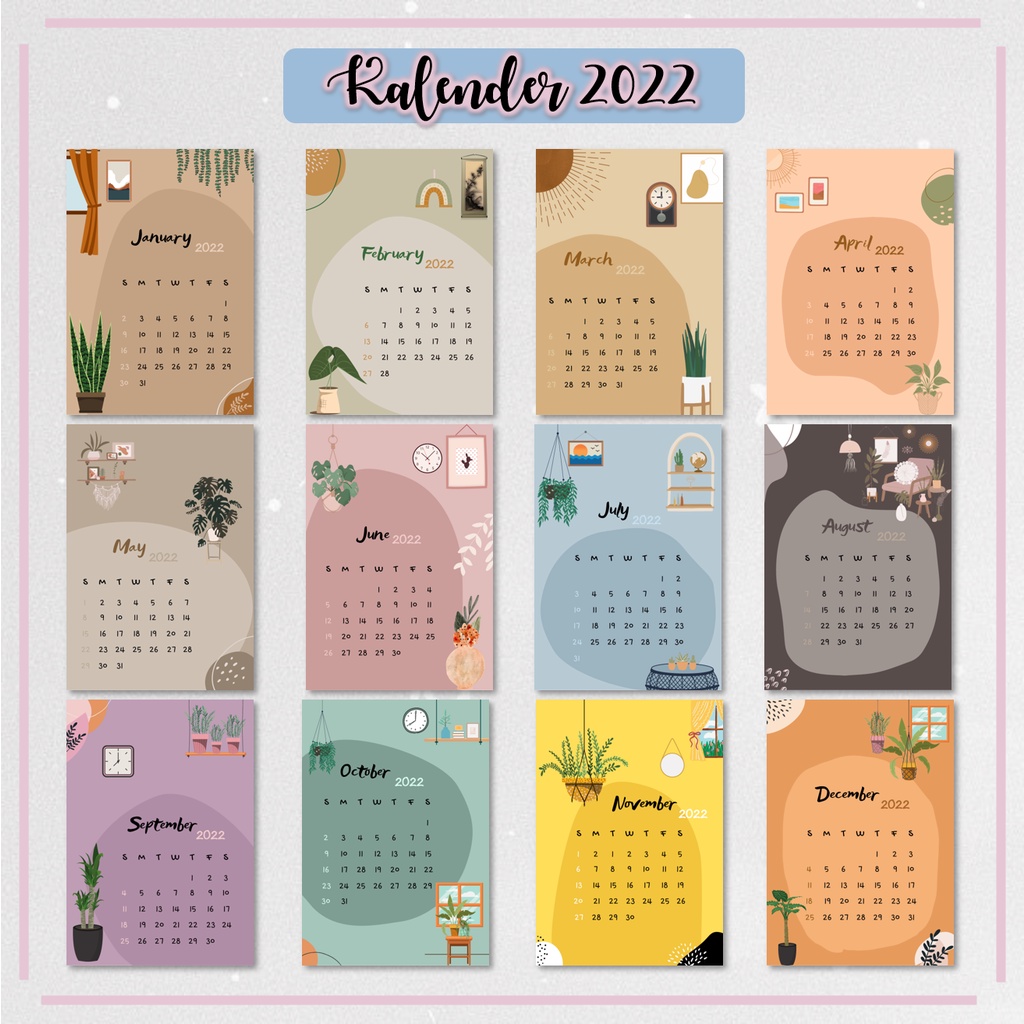 

Kalender 2022/ Kalender Tempel 2022 Aesthetic