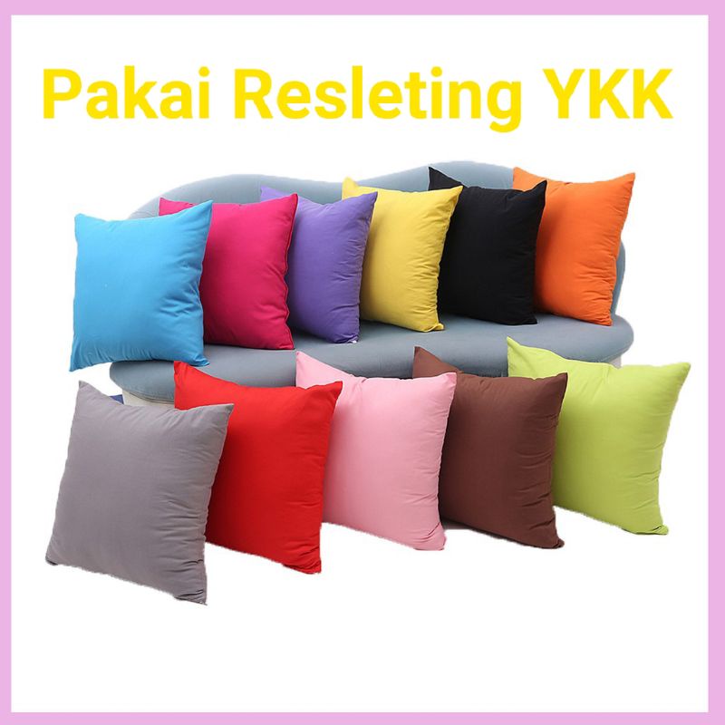 Sarung Bantal lantai 70x70 Sarung bantal lantai polos resleting 70x70