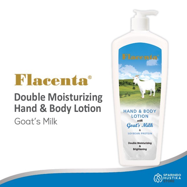 FLACENTA Hand Body Pump 500ml Goat's Milk