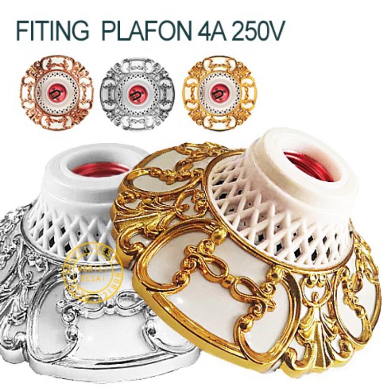 FITTING LAMPU PLAFON HIAS MODERN KINGWON TEMPAT LAMPU PLAFON FITTING HIAS