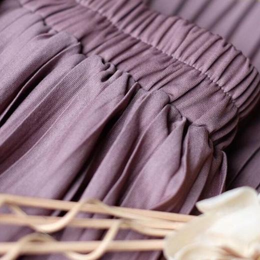 ➲ Rok Plisket Premium Import Tebal II Grade A FullL Plisket Hitam ✯