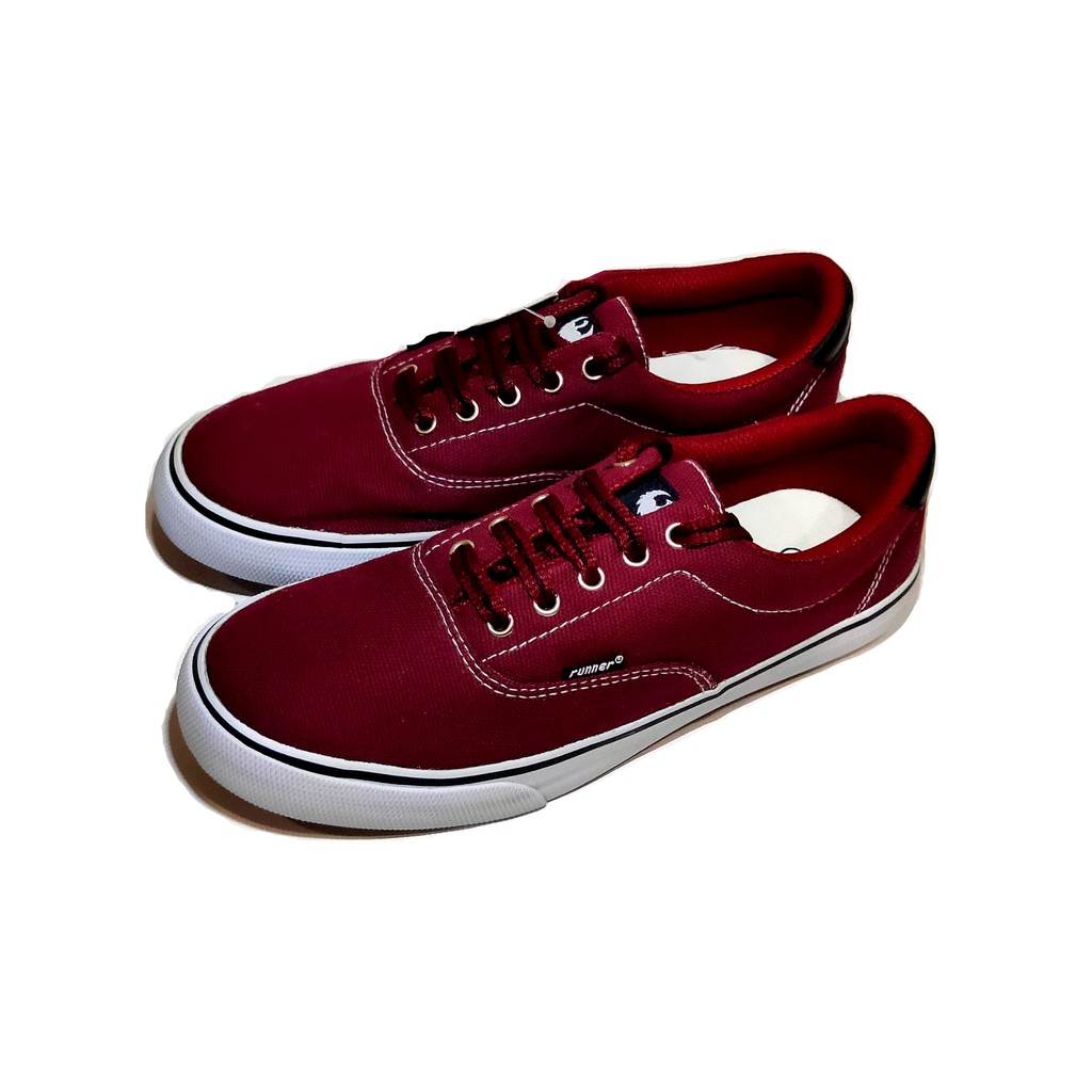 Runner Shoes Low Maroon - 431