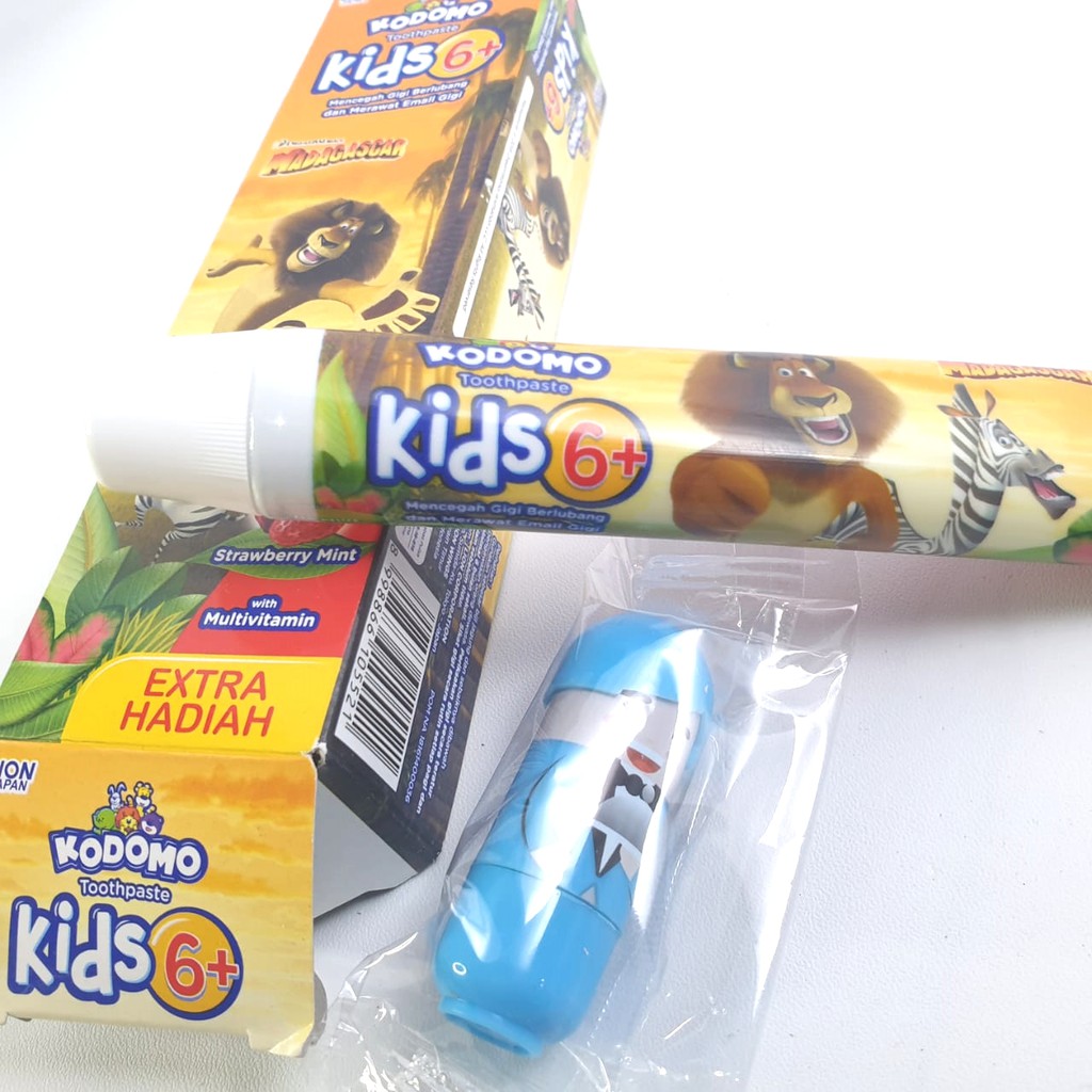 kodomo toothpaste pasta gigi komodo kids 6+ rasa strawberry