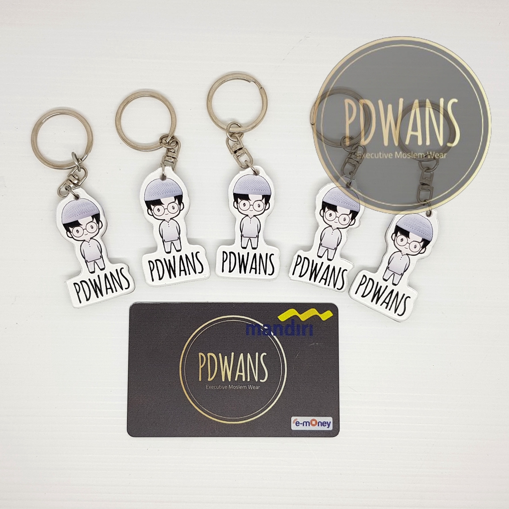 Gantungan Kunci Keychain Karakter Lucu PDWANS