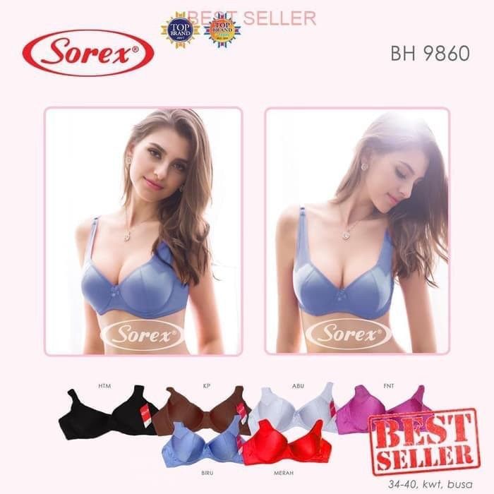 BH 9860 SOREX FULL CUP BASIC KAWAT KAIT 2 - BH BATOK KELAPA - BH ADA JARING SOREX Bra / bh / pakaian dalam wanita sexy 2031