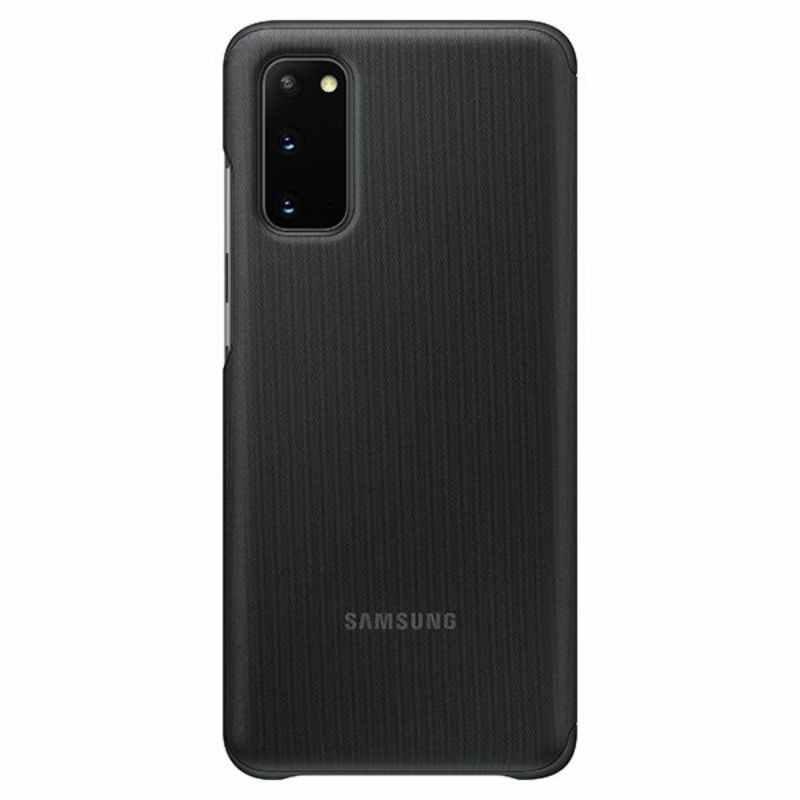 Samsung Galaxy S20 Original Clear View Smart Flip Cover Casing Case Kesing Lipat Buku