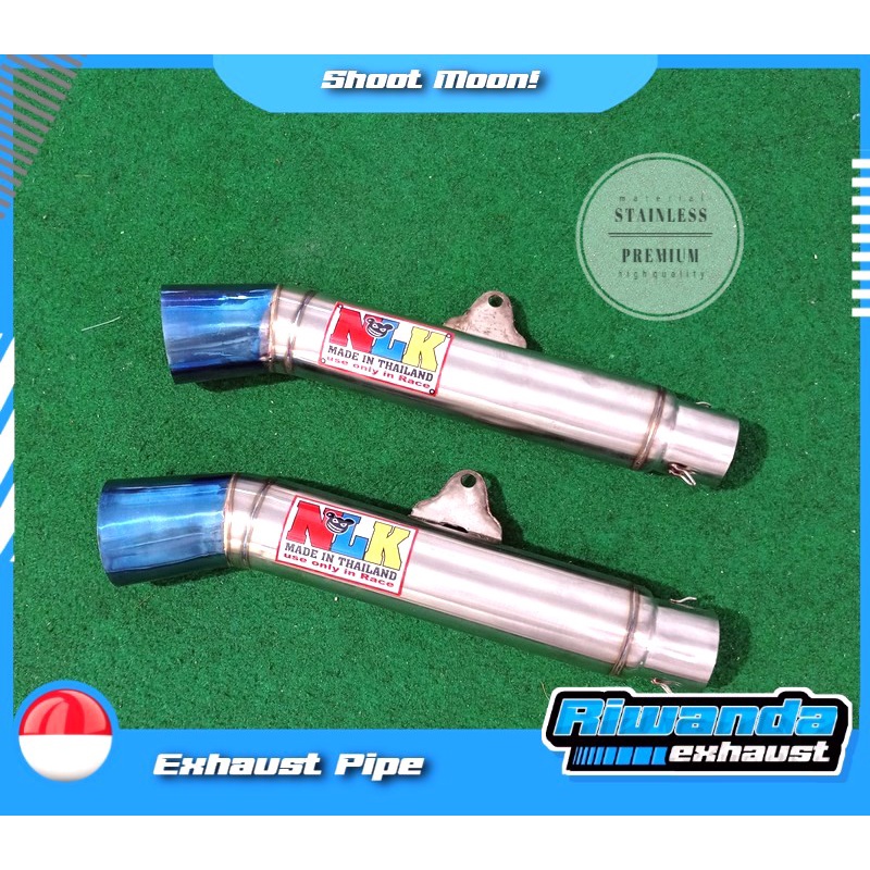#TABUNG NLK PIPA ON #BOTOL EXHAUST NLK ONLY (51mm) #MUFFLER NLK