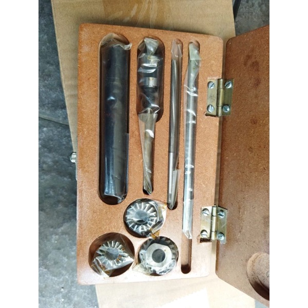 VALVE SEAT & FACE CUTTER SET ( 3 pcs set) setel kelep