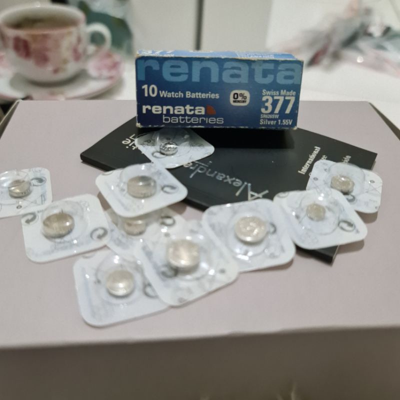 Batre Jam RENATA Original / Batre AC / Batre Buat Alexandre Christie dan expedition original