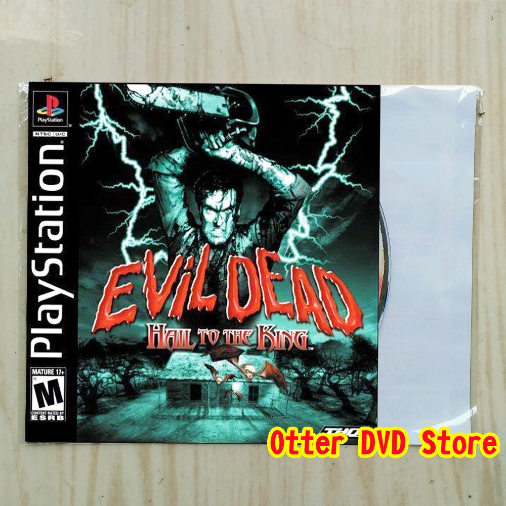 Kaset CD Game Ps1 Ps 1 Evil Dead - Hail to the King ( 2 Disc )