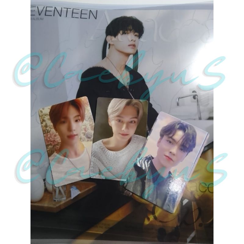 SALE ALBUM SEVENTEEN ATTACCA OP1 PERFORMANCE TEAM (UNSEALED) / PC PHOTOCARD VERNON / JUN / DINO