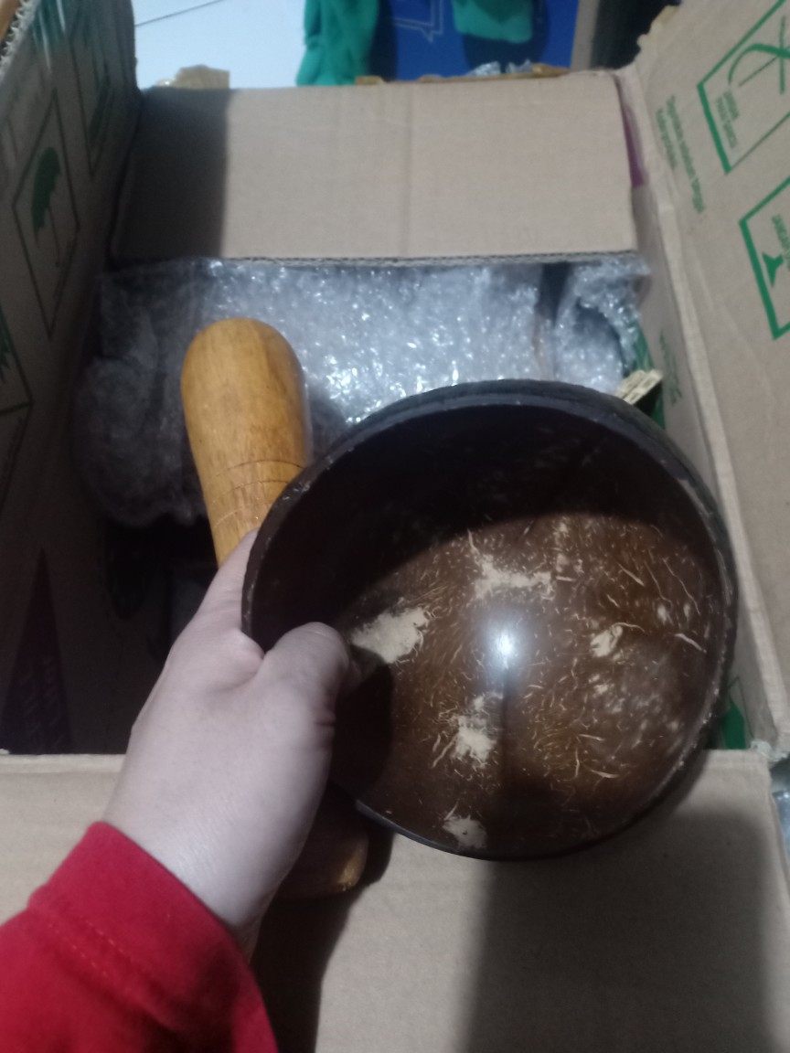 Pincuk Bambu Dengan Tatakan 24x29 Cm