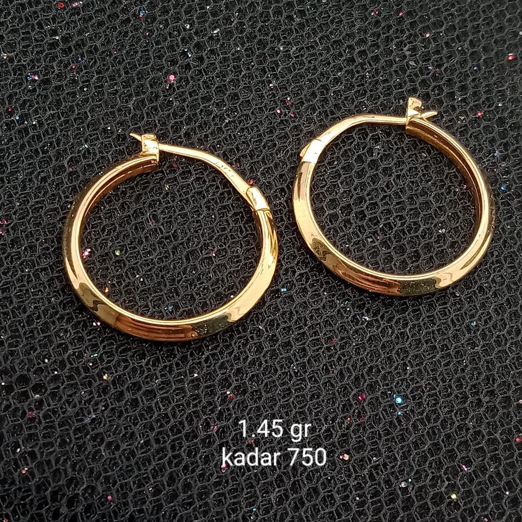 Anting Jipsi Emas 17K - 1.45 gr Kadar 750 - 336