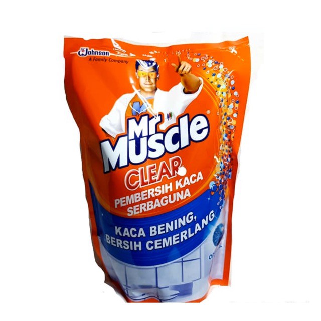 PEMBERSIH KACA MR MUSCLE REFILL ISI ULANG 440 ML