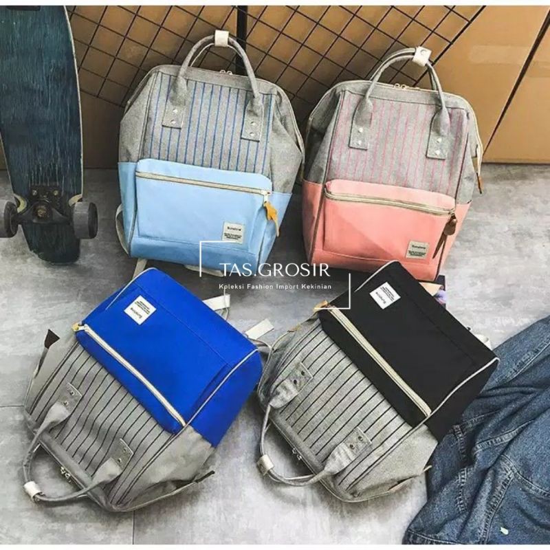 [COD] LB - Koleksi terbaru backpack stylish fashion import / Tas fashion kekinian 056