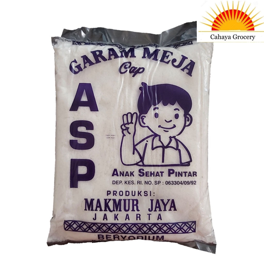 

Garam Meja Cap Anak Sehat Pintar (ASP) 400GR x 20 Bks ( KURIR REGULER )