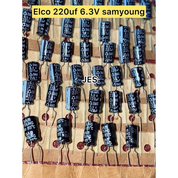 ELCO 220uf 6.3V RENCENG SAMYOUNG / G-LUXON