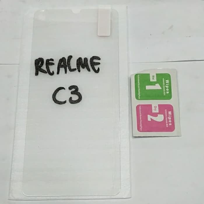 REALME C3 tempered gorila glass kaca mantap murah meriah