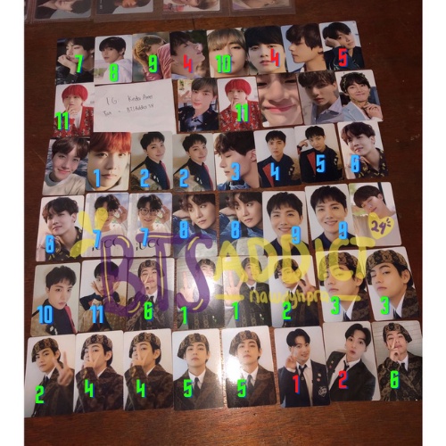 Dicon 101 BTS Bangtan 2021 Binder Card Holder Photocard PC Mini Group Namjoon RM Seokjin Min Yoongi 