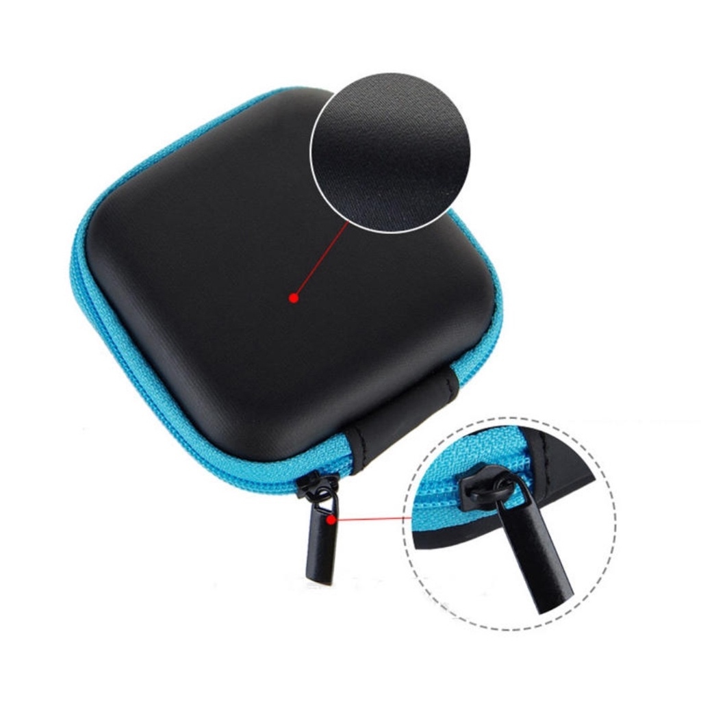 Pouch Tas Penyimpanan Mini Kotak Untuk Airpods Earbuds / Kunci Atau Memori