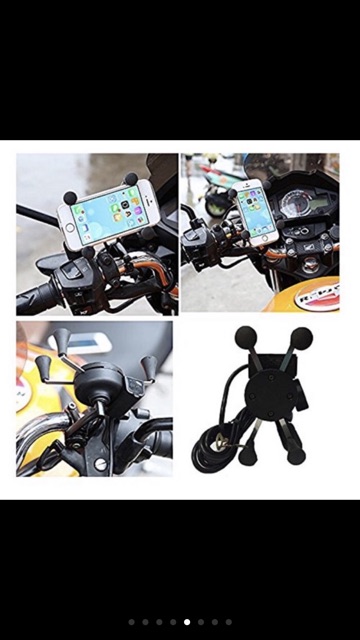 Mounting/Holder X-Grip Hp/Smartphone bracket charger motor holder handphone holder hp motor