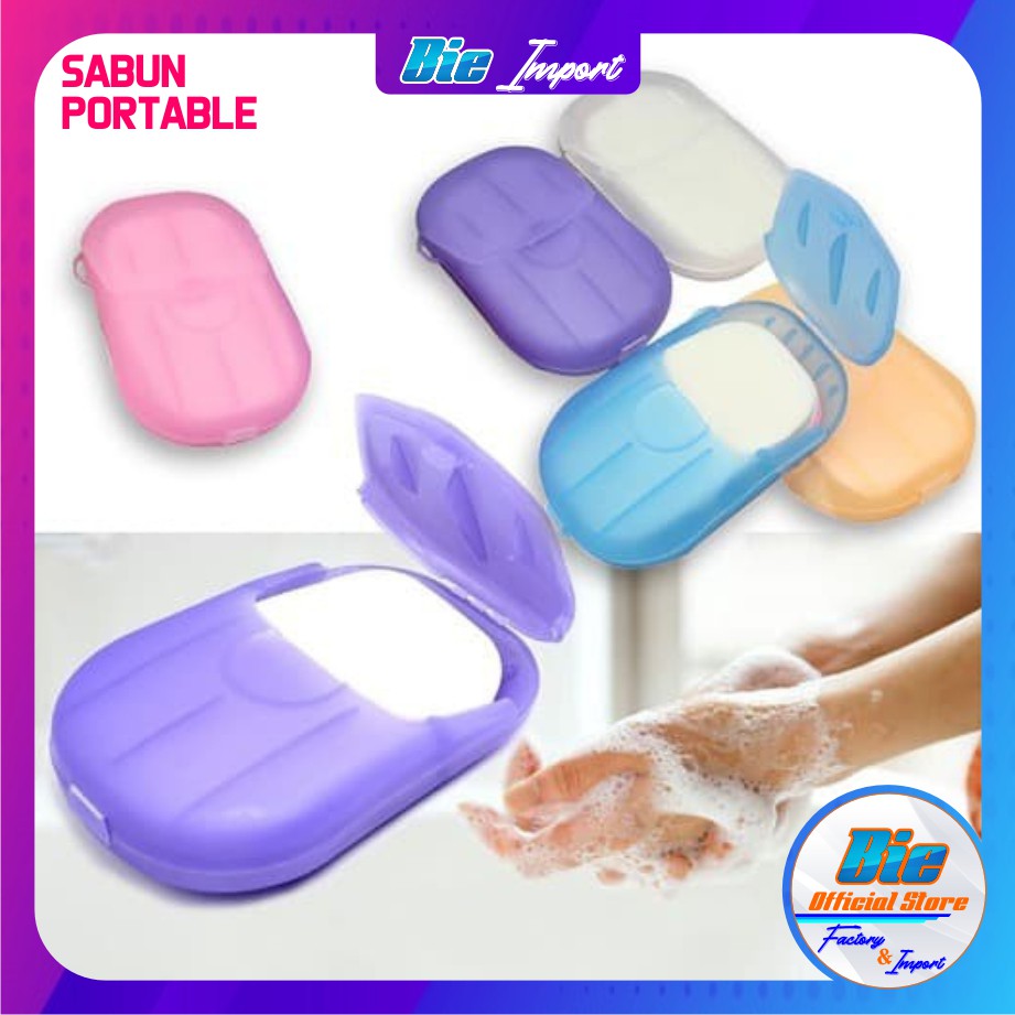 Sabun Papper Soap Portable Travel Impor