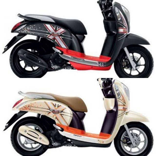 30+ Ide Keren Gambar Variasi Stiker Motor Scoopy