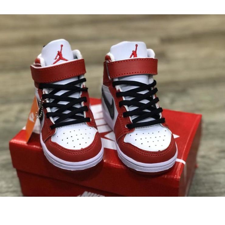 Rekomendasi SEPATU ANAK JORDAN MERAH CHICAGO PREMIUM HIGH QUALITY SEPATU ANAK L LAKI KADO