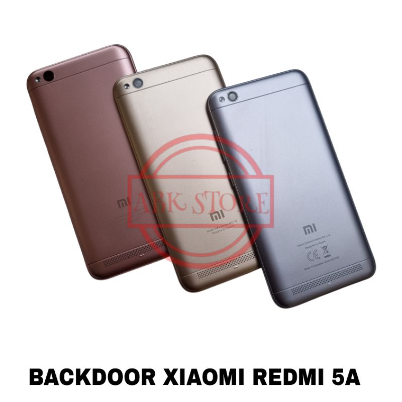 TUTUP BELAKANG BACKDOOR BACKCOVER BACK CASING HOUSING XIAOMI REDMI 5A SINGLE SIM / DUAL SIM