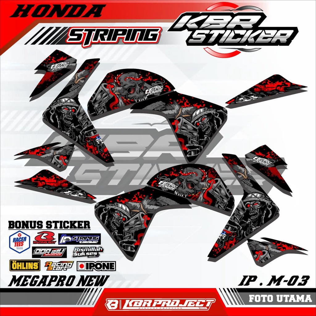 MEGAPRO NEW (COD) STICKER STRIPING MOTOR - MEGAPRO NEW.03