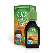 OB HERBAL JUNIOR 60ML/OBAT BATUK ANAK/OBAT BATUK ANAK HERBAL/OBAT BATUK BERDAHAK ANAK