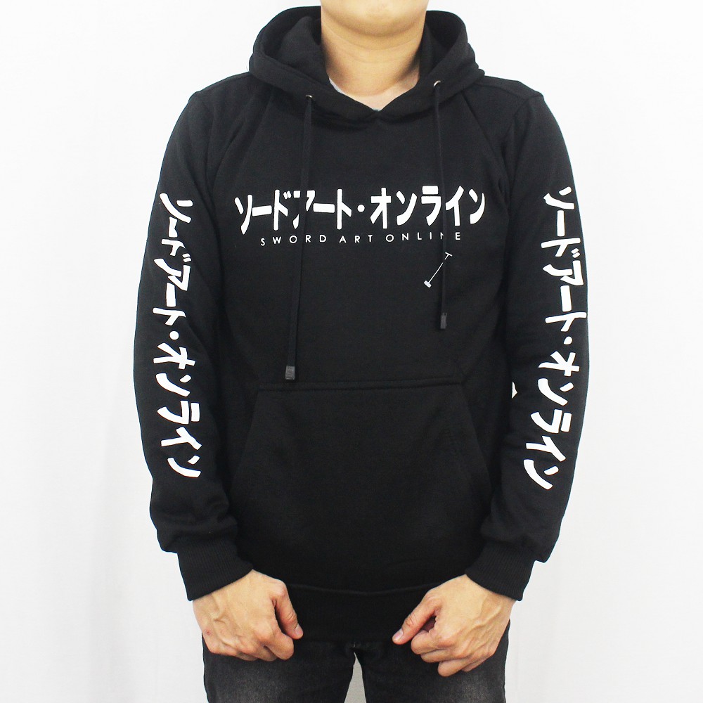 JAKET SAO - JAKET SWORD ART ONLINE - JAKET KIRITO SAO - HOODIE SAO - JAKET HOODIE PRIA ANIME SAO 1