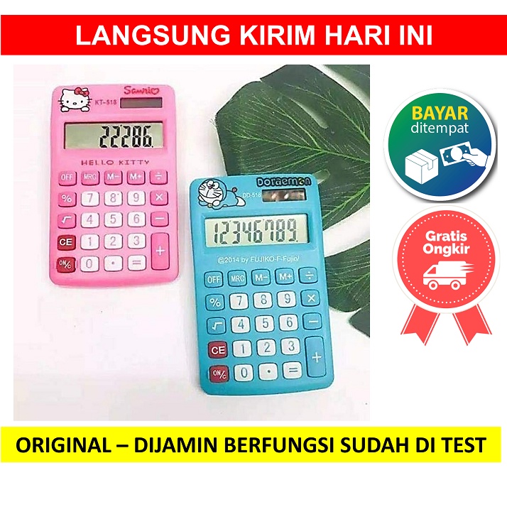 

KALKULATOR KARAKTER HELLO KITTY HELLOKITTY KITY KITTI KITI HELO HELOKITTY CALCULATOR LUCU UNIK MINI