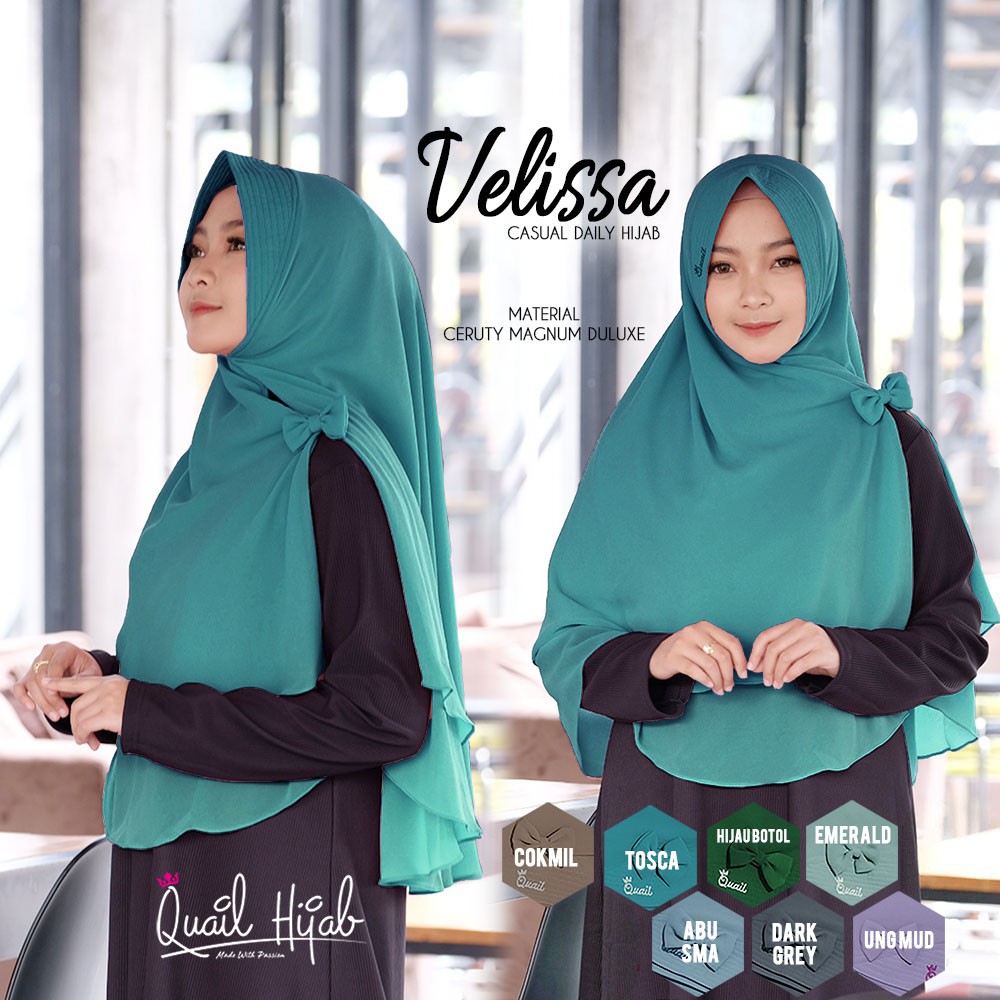 VELISSA KHIMAR HIJAB QUAIL HIJAB