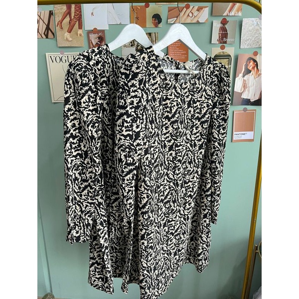 Hm printed geometris dress