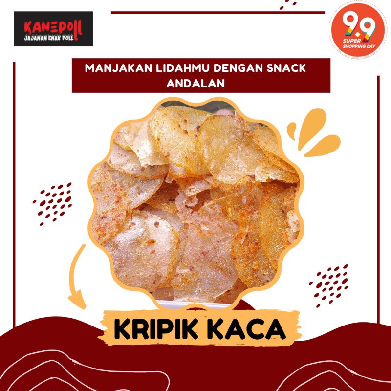 

KRIPIK KACCA/KRIPCA(KEMASAN BOX) - JAJANAN ENAK POLL (KANEPOLL)