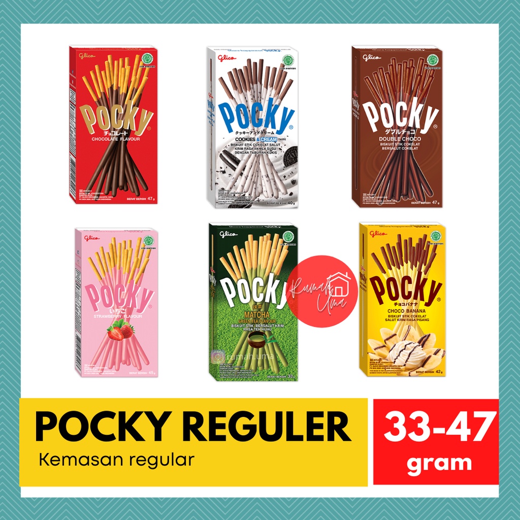 

Glico Pocky Camilan Cemilan Snack Makanan Ringan Biskuit Stik Glico Wings 30-47g