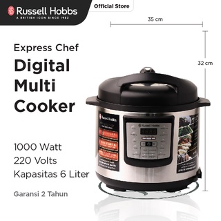 Russell Hobbs Express Chef Digital Multi Cooker / Presto - Alat Masak Serbaguna