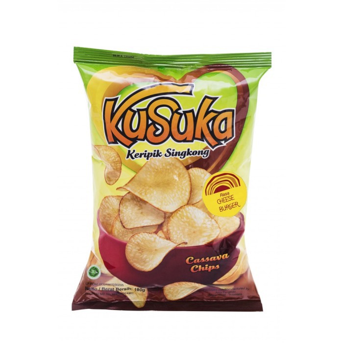 

Kusuka Keripik Singkong Cheese Burger 180gr